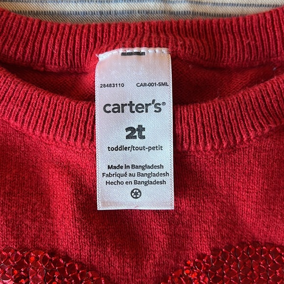 2T toddler long sleeve Christmas top bundle - Picture 9 of 11